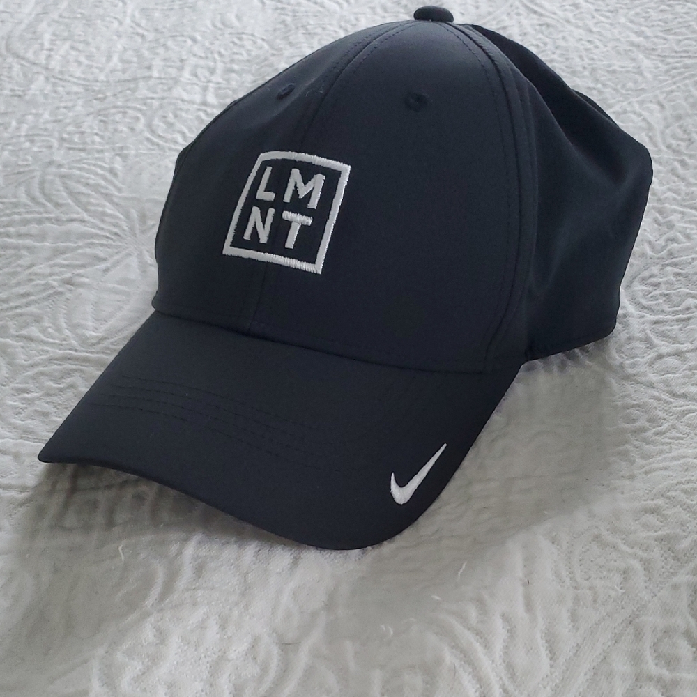 Nike Black Cap with White Logo